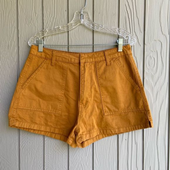 Forever 21 Shorts Forever 2 Mustard Colored Shorts Sz 3 Poshmark